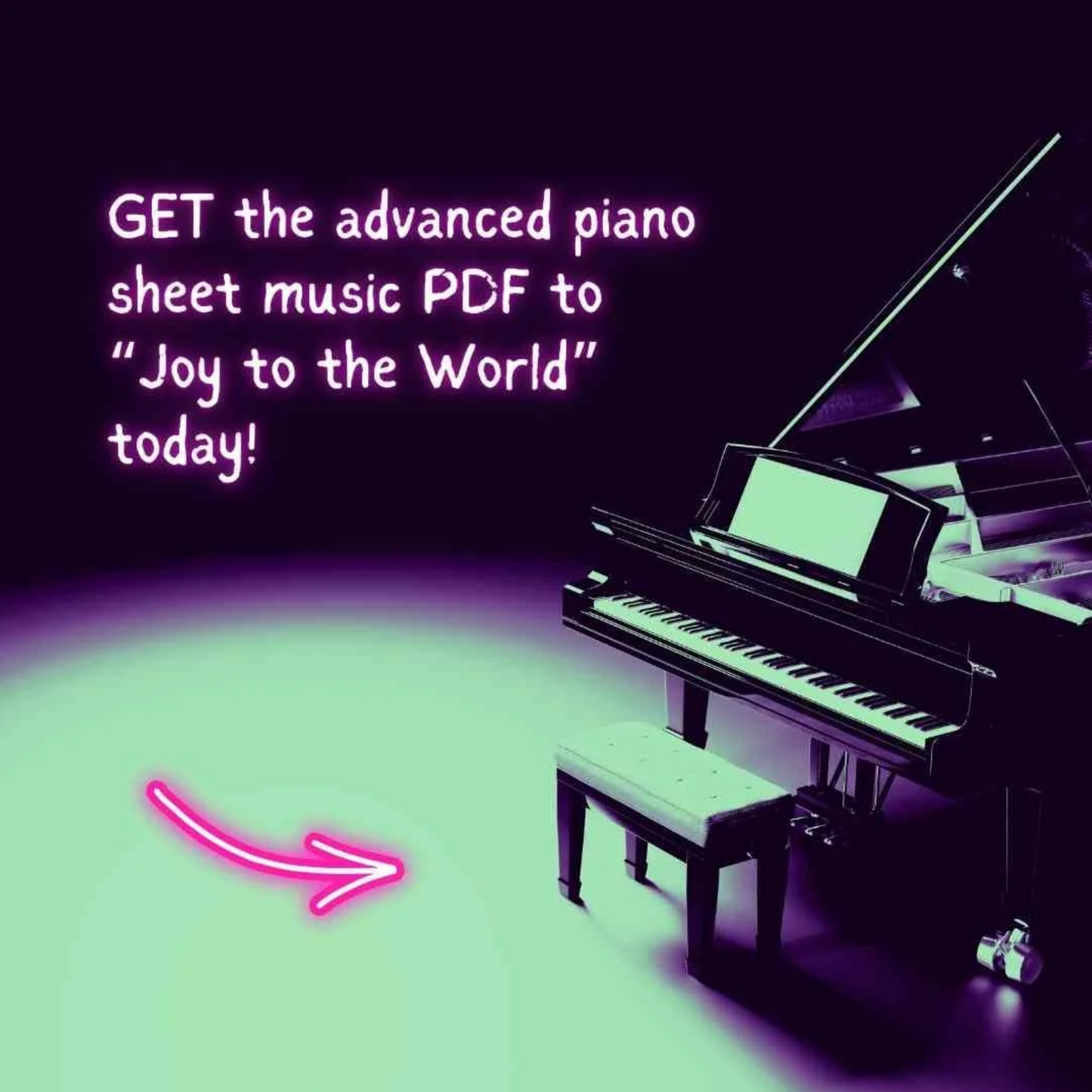 Joy To The World (With For Unto Us A Child Is Born) - Advanced Piano Arrangement Sheet Music