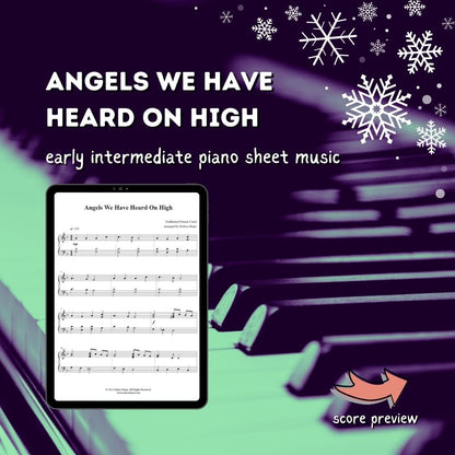 Angels We Have Heard On High - Early Intermediate Arrangement Sheet Music