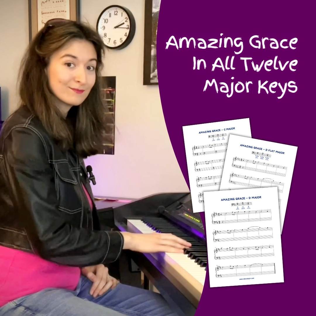 Amazing Grace In All Twelve Major Keys