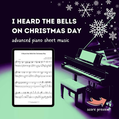 I Heard the Bells On Christmas Day - Advanced Piano Arrangement Sheet Music