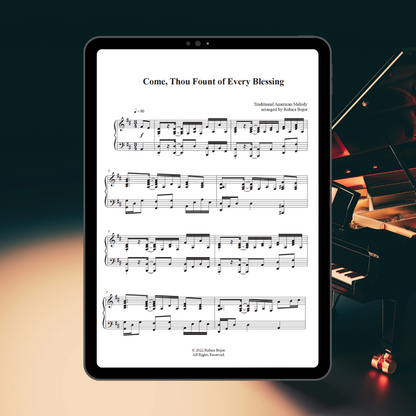 Come, Thou Fount of Every Blessing – Advanced Piano Arrangement Sheet Music