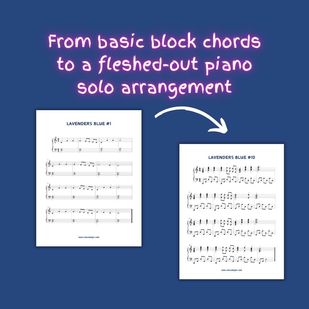 Basics of Piano Improvisation and Arranging: Lavenders Blue