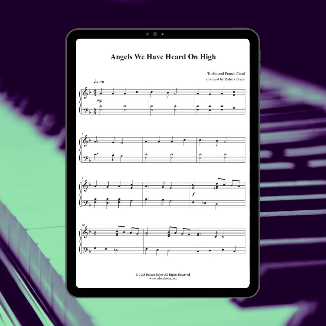 Angels We Have Heard On High - Early Intermediate Arrangement Sheet Music