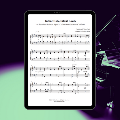 Infant Holy, Infant Lowly - Advanced Piano Arrangement Sheet Music