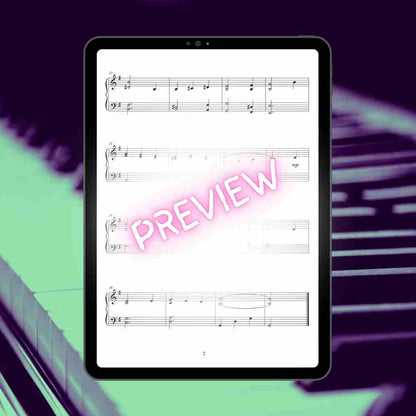 It Came Upon A Midnight Clear -  Early Intermediate Piano Arrangement Sheet Music