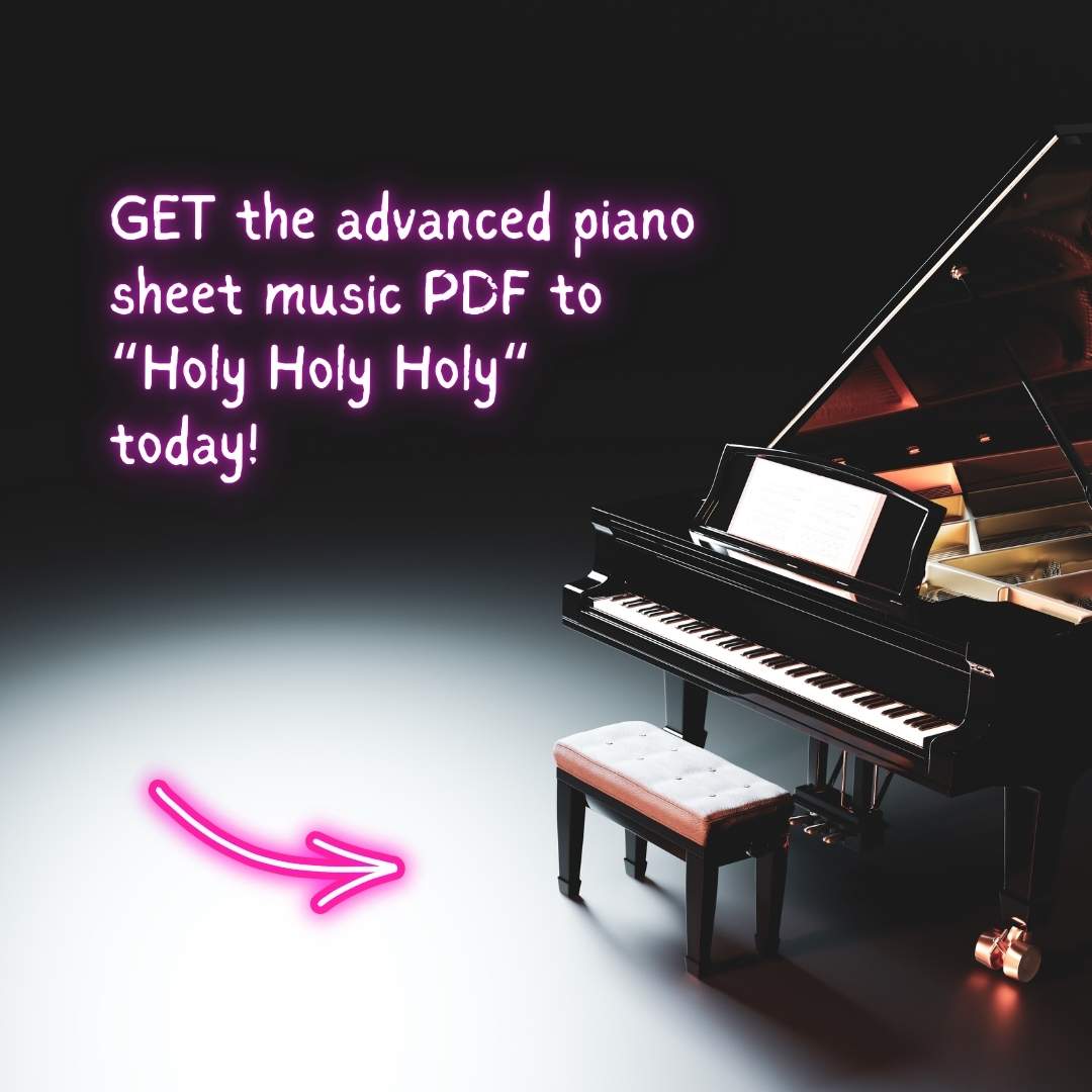 advanced piano arrangement sheet music church hymn worship song holy holy holy nicaea raluca bojor inspirational sunday morning worship service