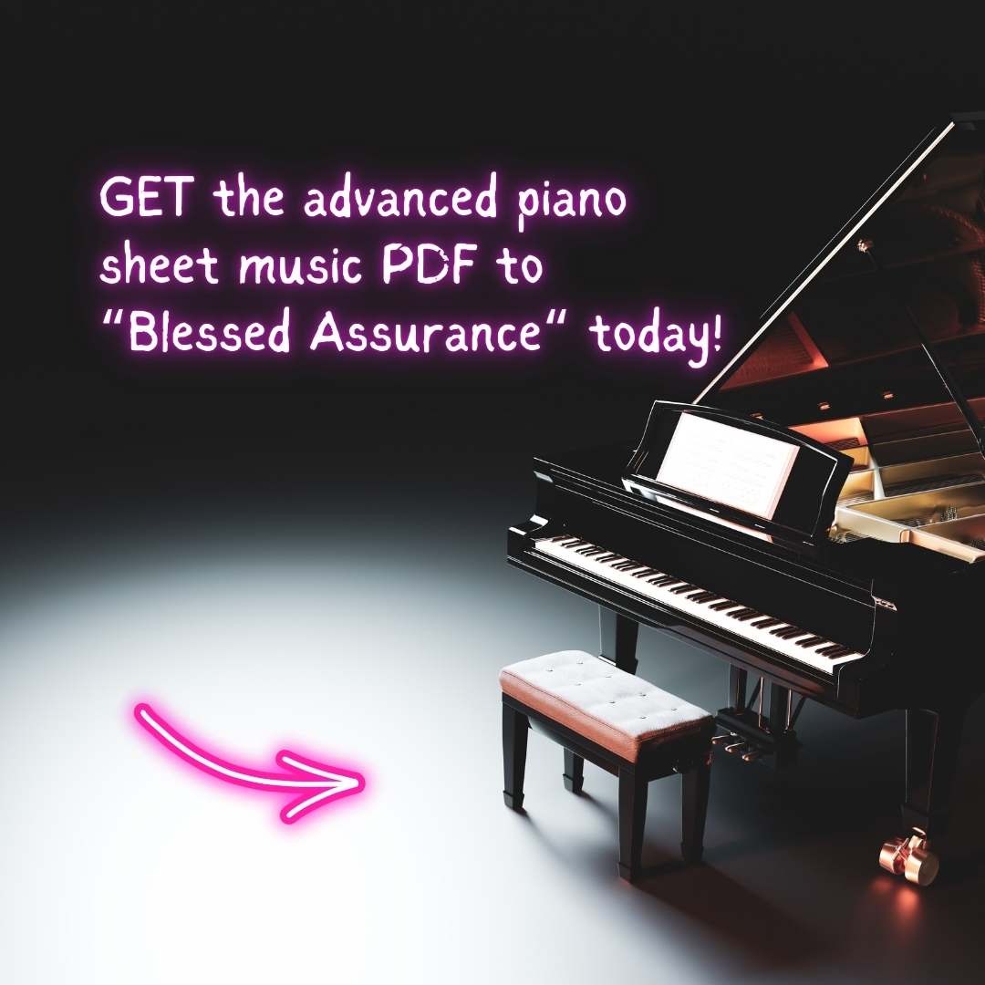 advanced piano arrangement gospel style raluca bojor sheet music church hymn prelude offertory postlude blessed assurance sunday morning worship repertoire