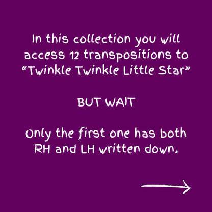 Twinkle Twinkle Little Star In All Twelve Major Keys