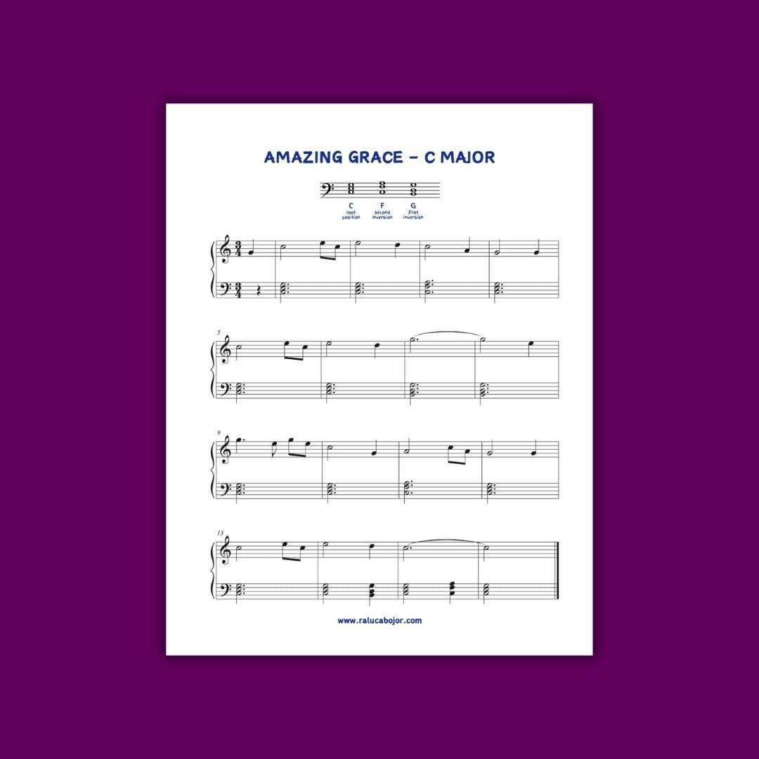 Amazing Grace In All Twelve Major Keys