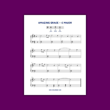 Amazing Grace In All Twelve Major Keys