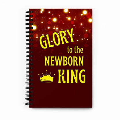 christian christmas holiday gift ideas for mom grandma mother-in-law aunt cousin sister daughter notebook hymn prayer devotional God hark the herald angels sing glory to the newborn king raluca bojor music