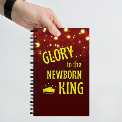 christian christmas holiday gift ideas for mom grandma mother-in-law aunt cousin sister daughter notebook hymn prayer devotional God hark the herald angels sing glory to the newborn king raluca bojor music