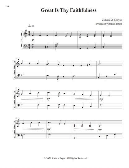 Joyful Joyful – Early Intermediate Piano Hymn Arrangements Sheet Music PHYSICAL BOOK