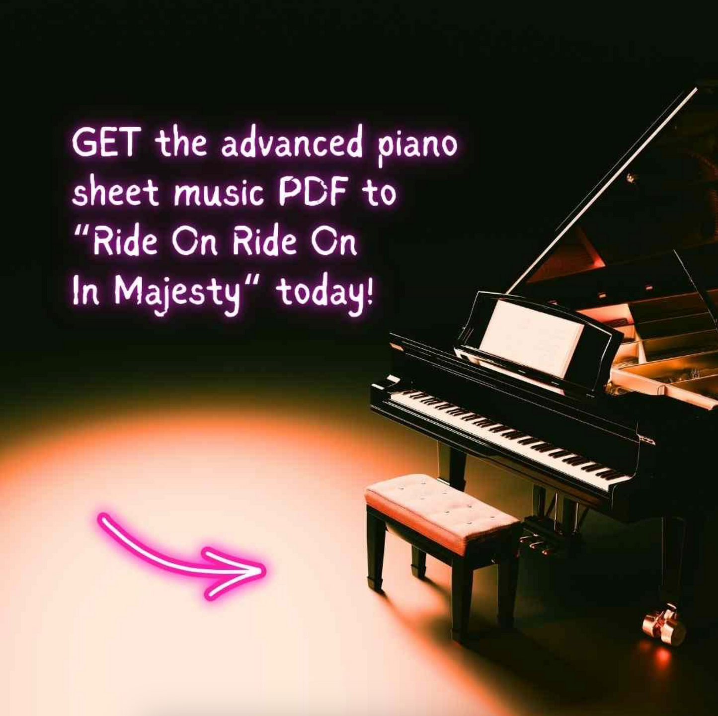 Ride On Ride On In Majesty Advanced Piano Arrangement Sheet Music