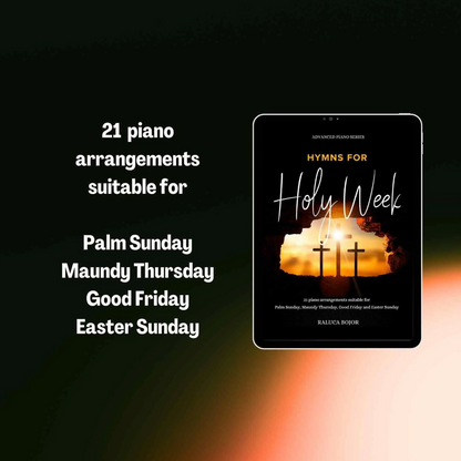 Hymns for Holy Week (Digital Book) - Advanced Piano Sheet Music Arrangements