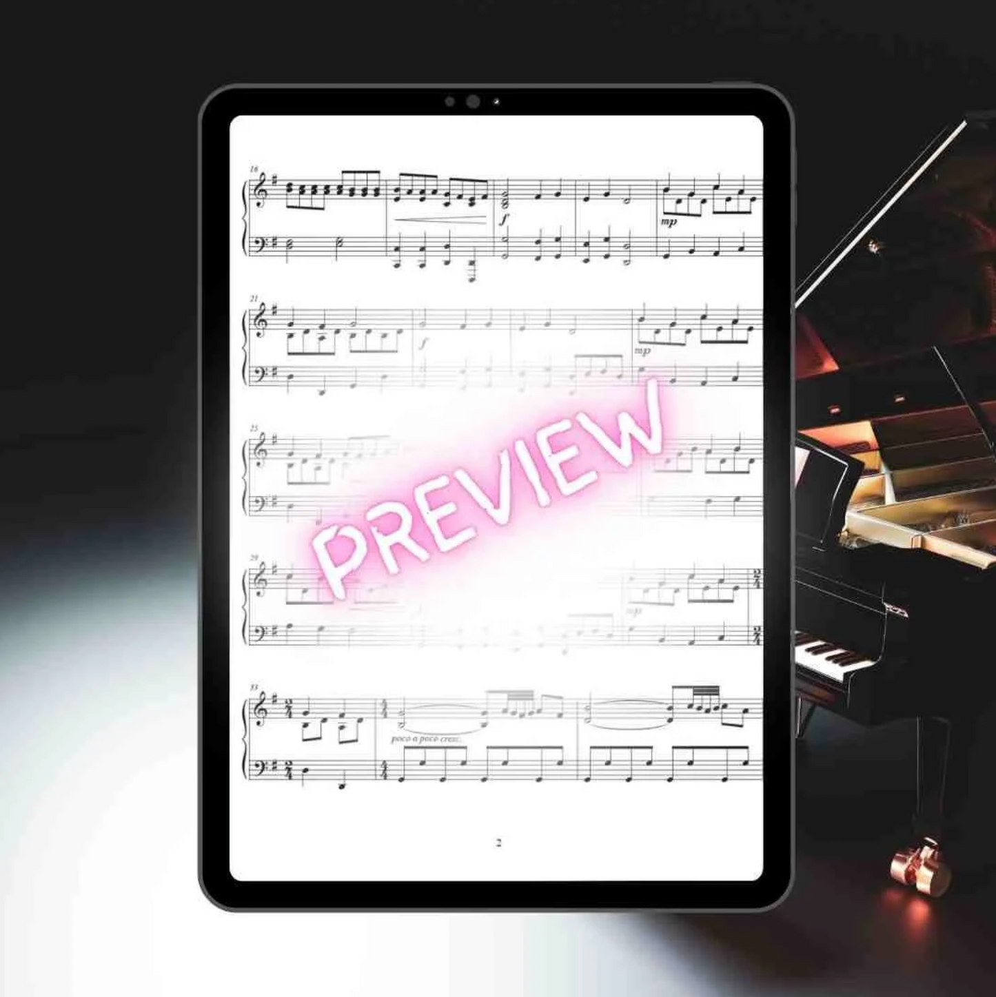 Come, Christians, Join To Sing (With Mozart)  - Advanced Piano Arrangement Sheet Music