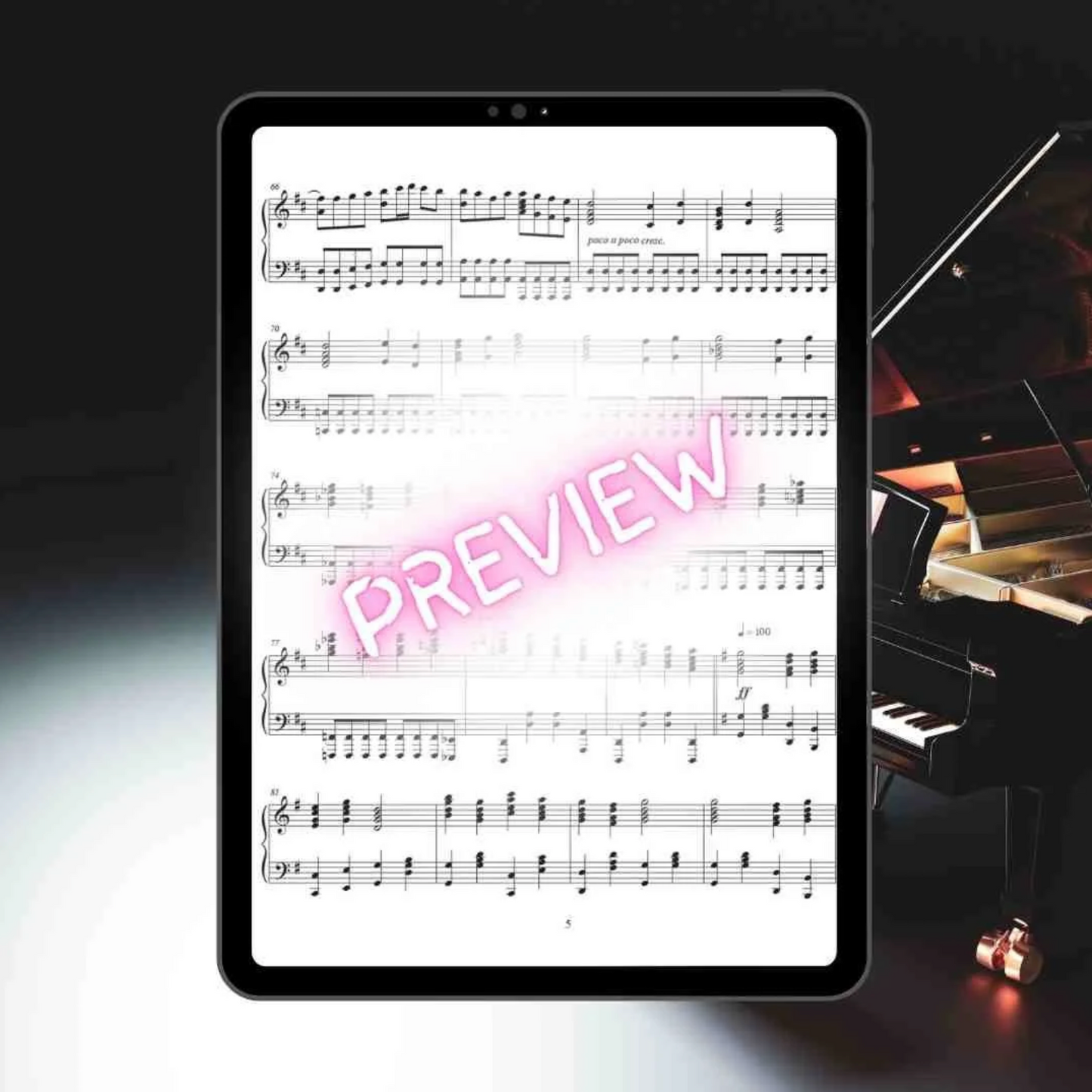 Come, Christians, Join To Sing (With Mozart)  - Advanced Piano Arrangement Sheet Music
