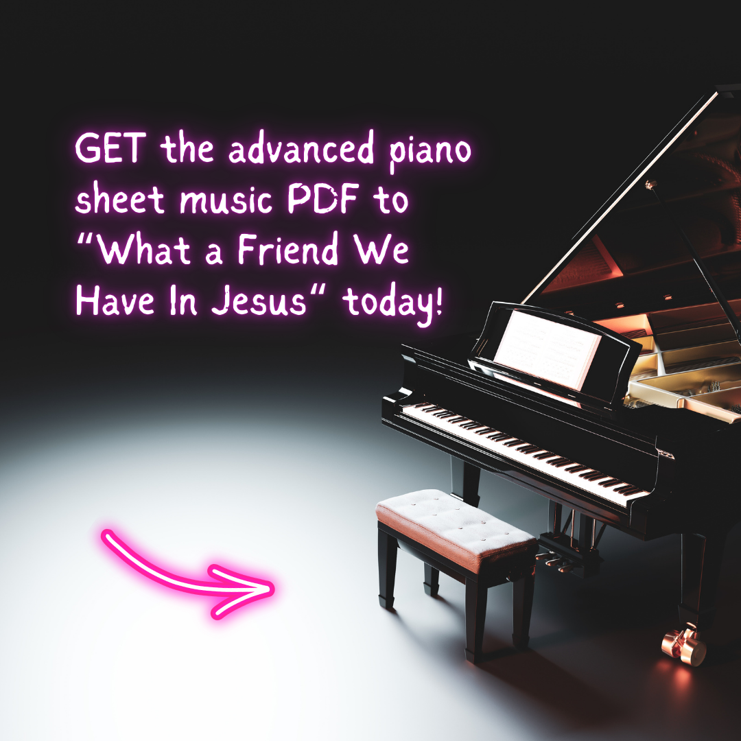 advanced piano arrangement sheet music church hymn gospel style raluca bojor what a friend we have in jesus church pianist prelude offertory postlude worship