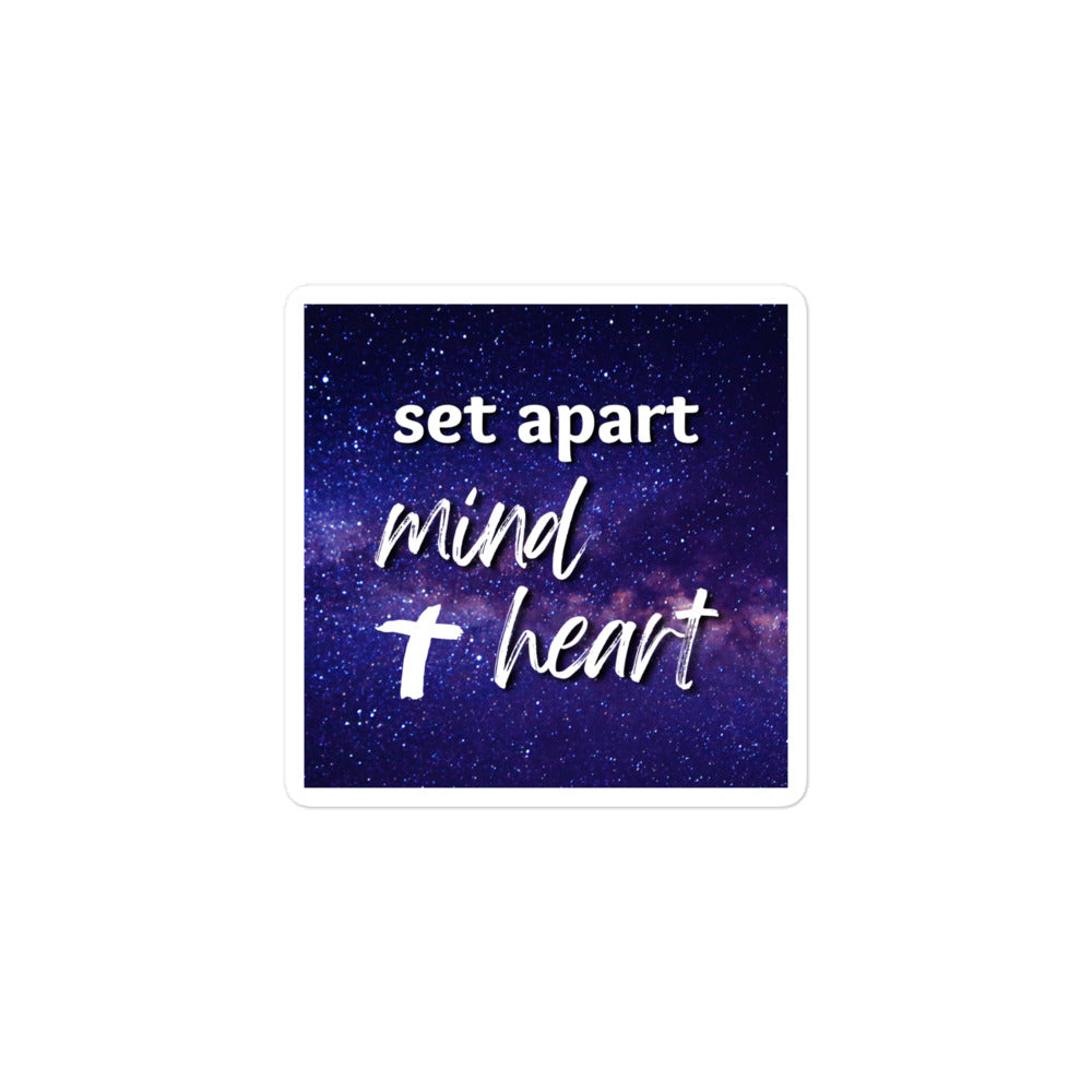 raluca bojor music sticker christian hymn inspired gift idea set apart mind and heart standing firm through christ alone