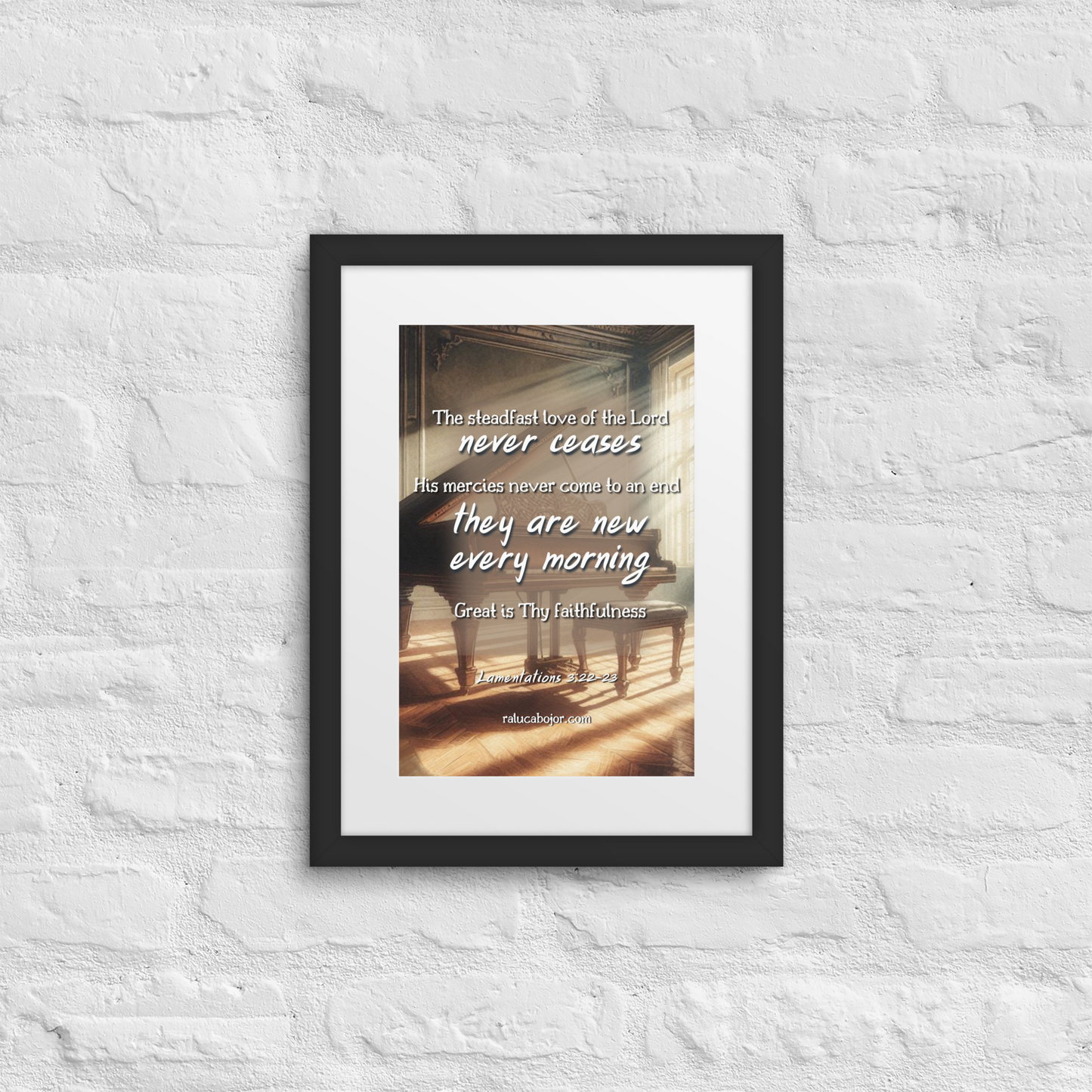 Steadfast Love - Framed Art Print