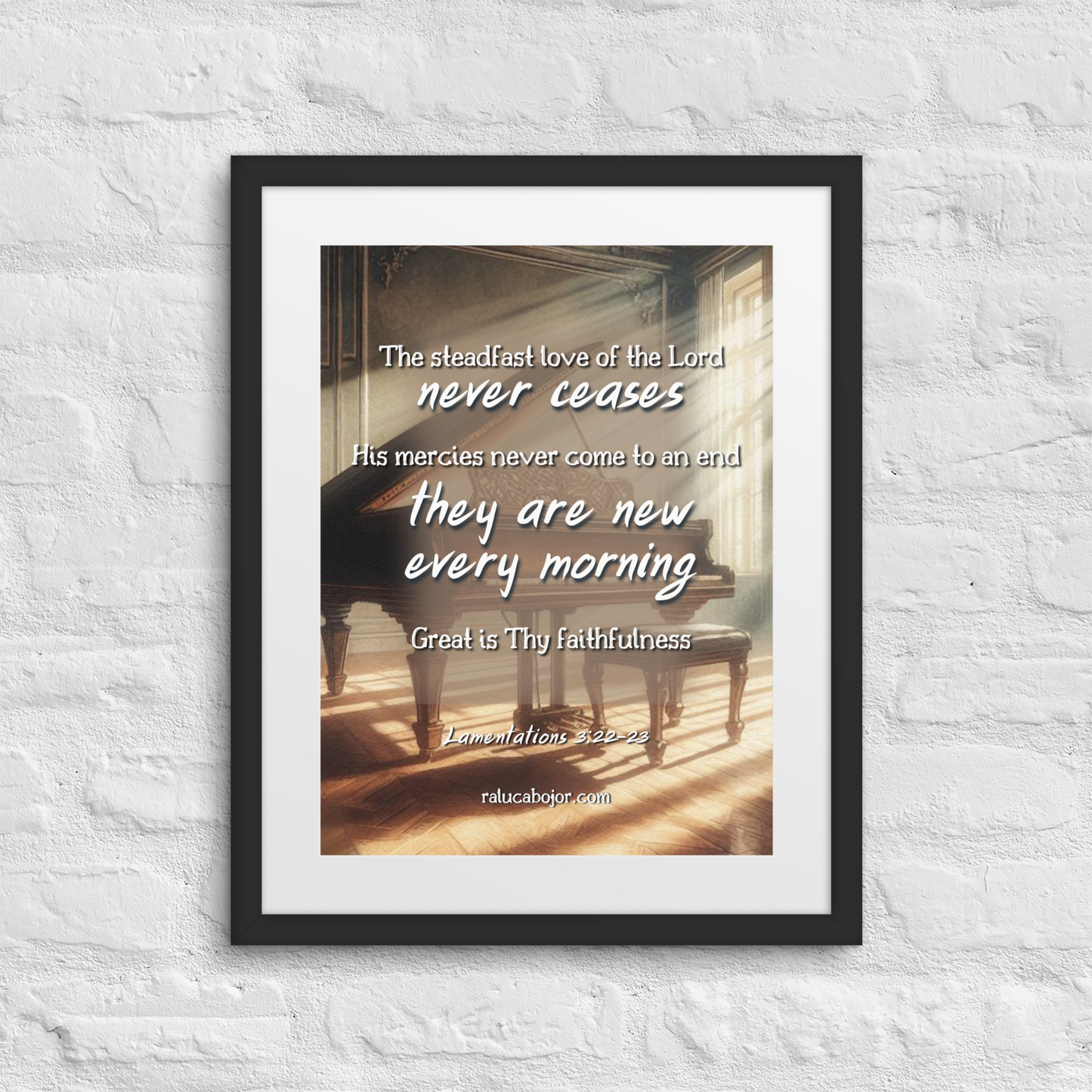 Steadfast Love - Framed Art Print