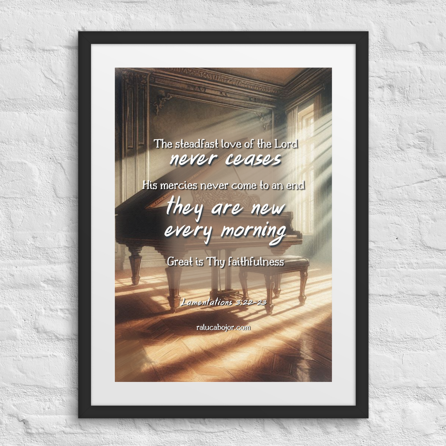 Steadfast Love - Framed Art Print