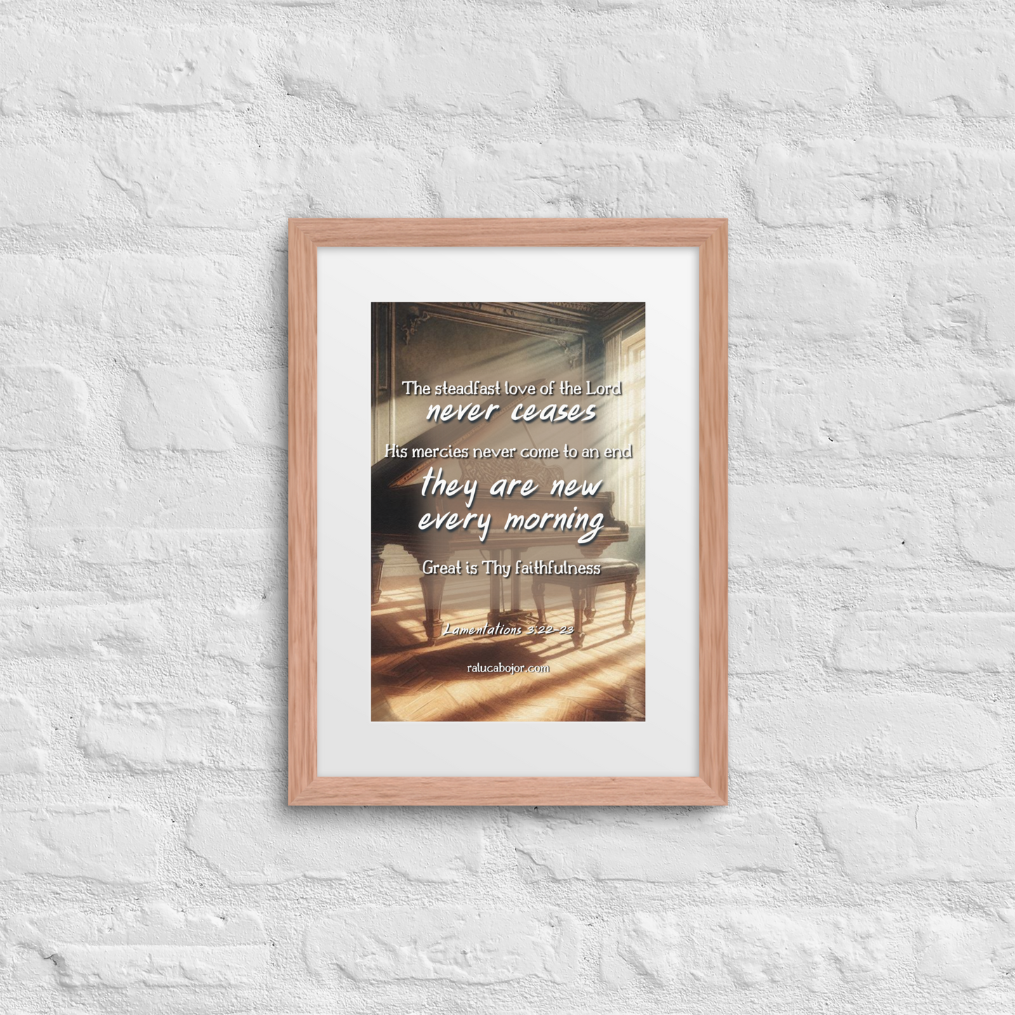 Steadfast Love - Framed Art Print