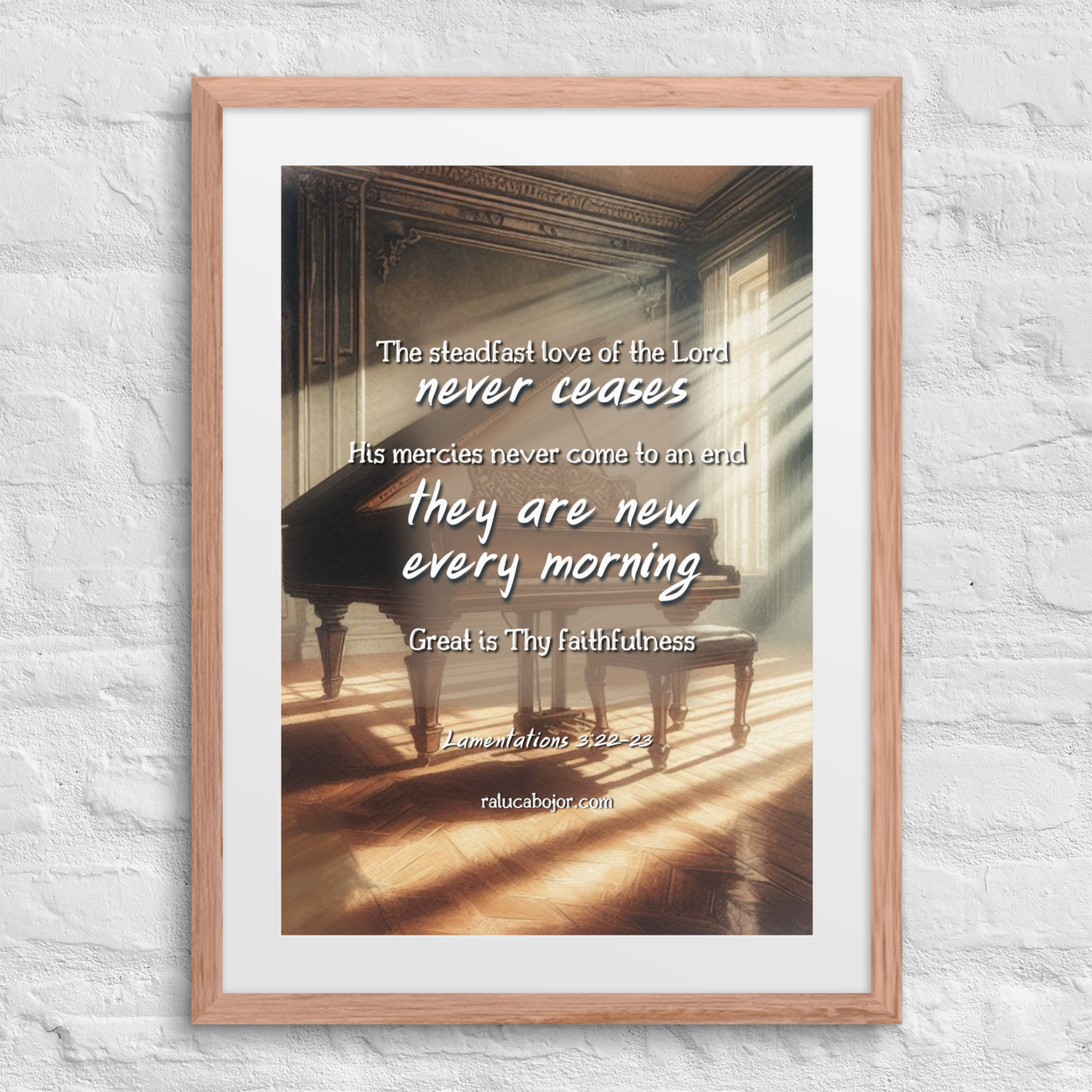 Steadfast Love - Framed Art Print