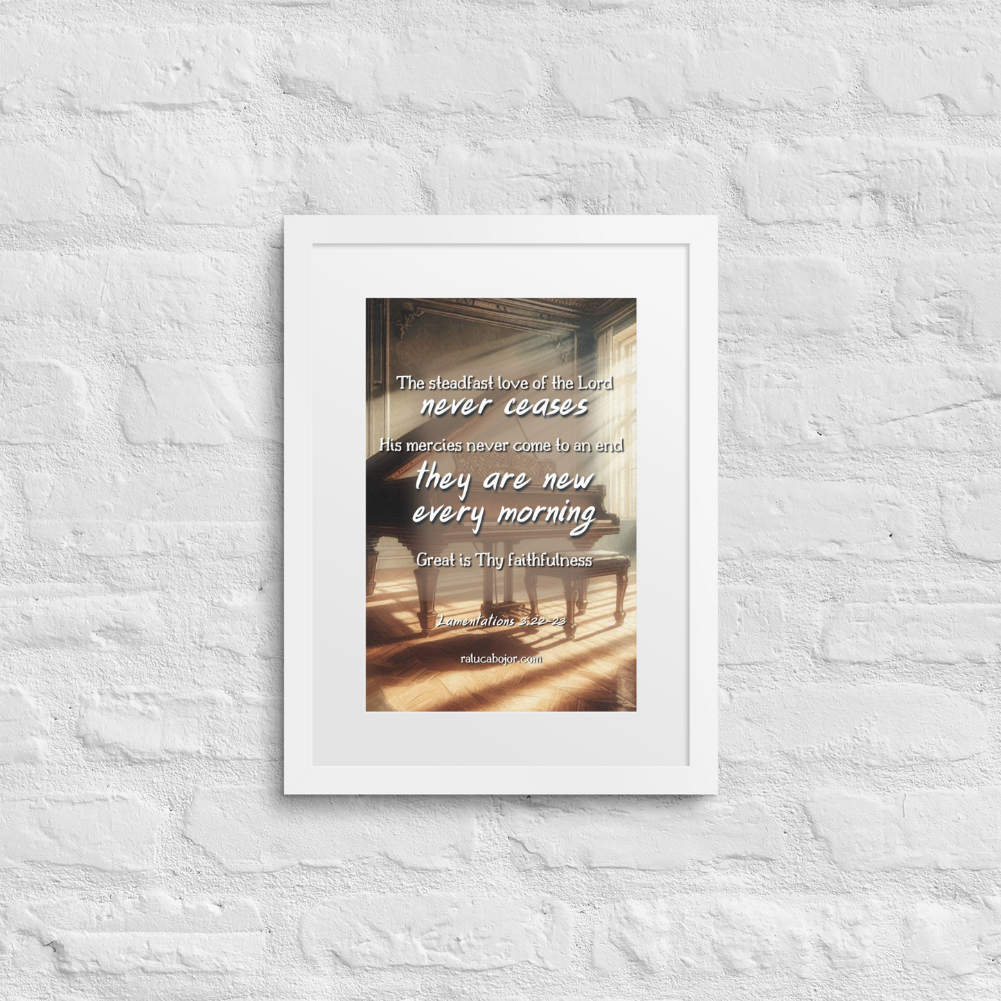 Steadfast Love - Framed Art Print