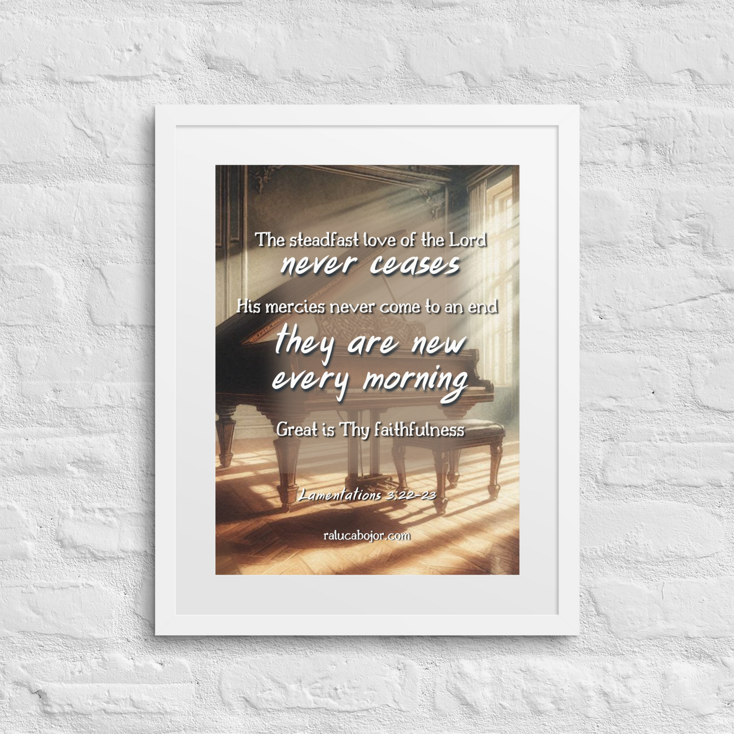 Steadfast Love - Framed Art Print