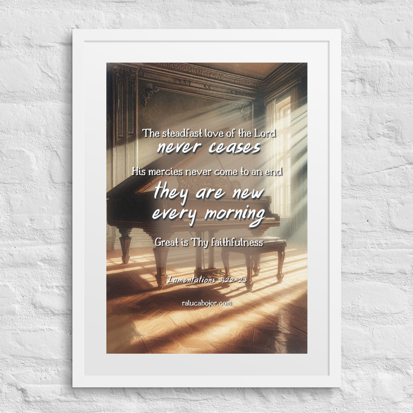 Steadfast Love - Framed Art Print