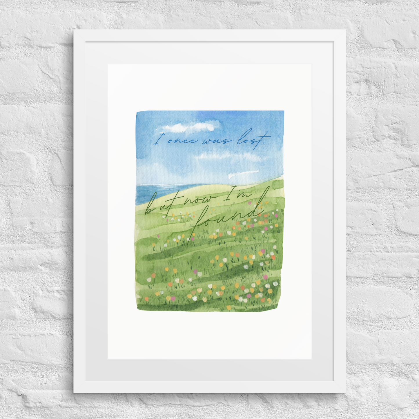 Now I'm Found - Framed Art Print