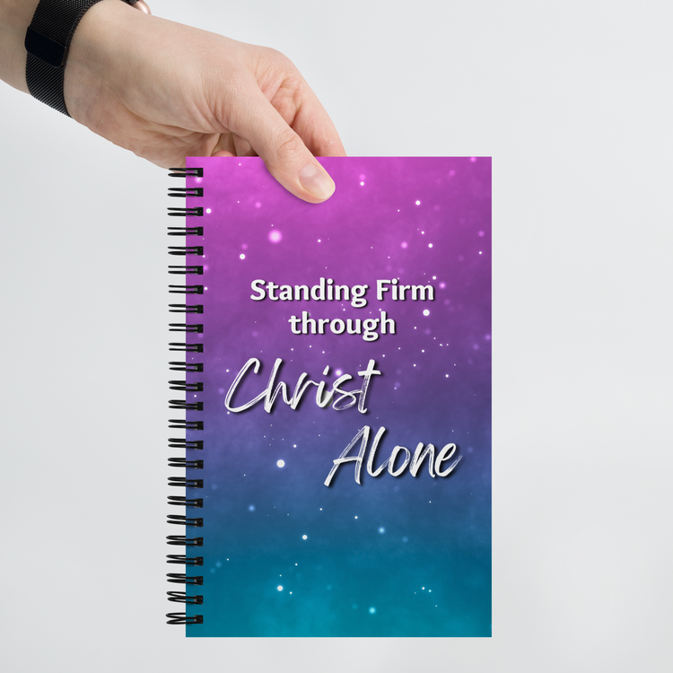 christian christmas holiday gift ideas for mom grandma mother-in-law aunt cousin sister daughter notebook journal hymn prayer devotional God raluca bojor music standing firm through christ alone