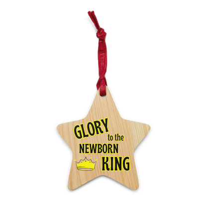 christmas ornament christian gift ideas holiday season carols hark the herald angels sing glory to the newborn king