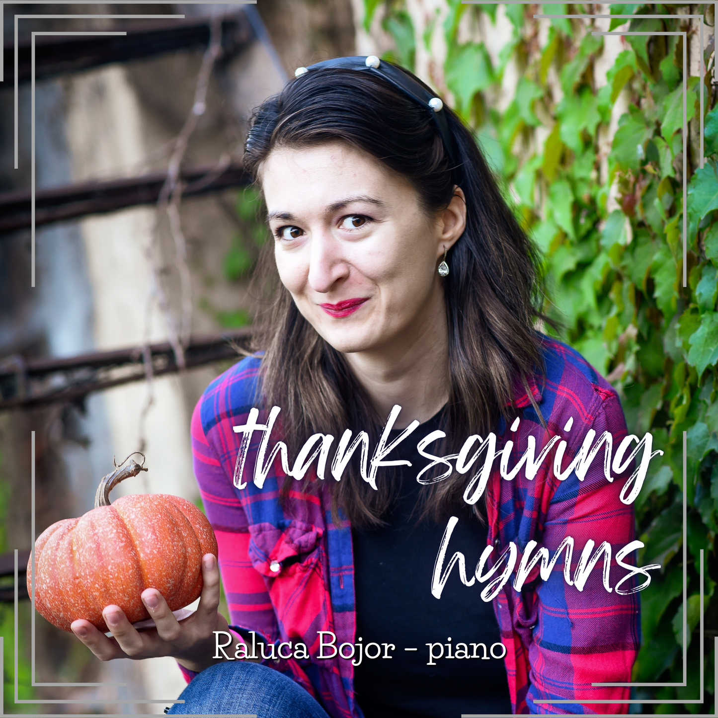 Thanksgiving Hymns on Piano by Raluca Bojor. Your perfect musical companion during the fall season! Sing along to familiar hymns of gratitude, giving thanks to the source of all blessings. 