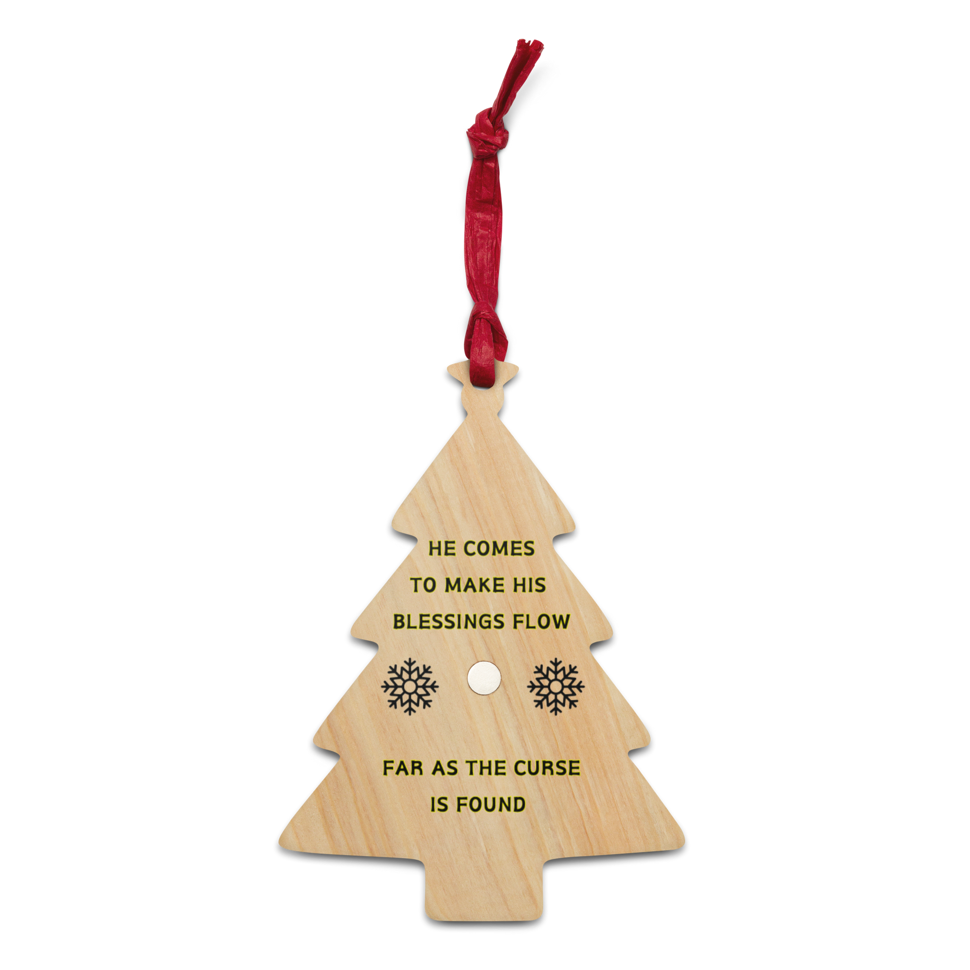 christmas ornament christian gift ideas holiday season carols hymn inspired joy to the world no more let sins and sorrows grow